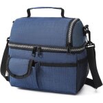 Sac repas sac à déjeuner isolé extérieur, sac de nourriture isolé à double couche for le camping, la ... Sac repas sac à déjeuner isolé extérieur, sac de nourriture isolé à double couche for le camping, la ...