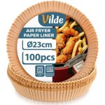Sacs ronds pour friteuse a air de 23 cm paquet de 100
