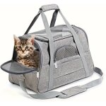 Sac transport chat, chat et chien sac de transport pour, caisse de transport chat respirant et pliable ...