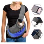 Sac de transport chien sac � bandouli�re pour chat chiot r�glable sac de voyage pour petits animaux sac ...