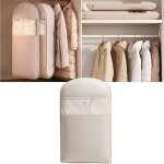 Sac � v�tements suspendu peu encombrant avec fermeture �clair auto - compressante pour manteaux, rangement ...