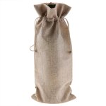Sacs à vin en toile de jute, sac cadeau pour vin avec cordons de serrage, housses de bouteille de vin ... Sacs à vin en toile de jute, sac cadeau pour vin avec cordons de serrage, housses de bouteille de vin ...
