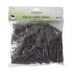 Grimsholm - sachet de 100 clous en plastiques pour fixation des cbles primtriques de robot tondeuse ...