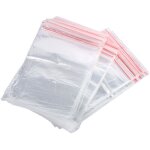 Sachets d'emballage rutilisables en plastique transparent avec fermeture clair, pour conserver les ...