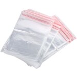 Sachets d'emballage rutilisables en plastique transparent avec fermeture clair, pour conserver les ...
