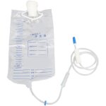 Sachet de lavement en silicone 3000ml, pliable et compact avec tuyau pour nettoyage du c�lon � domicile ...