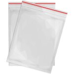 Sachet plastique transparent 80x120mm pochon lot de 100 sachets � fermeture sachet zip sac plastique ...
