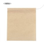 Sachets de th� vides jetables, 100 pi�ces, filtre, infuseur � cordon, s�r, non toxique, paquet de 100 ...