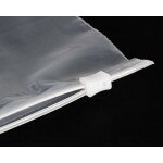 Sachet zip sans bande de marquage (l x l) 150 mm x 100 mm transparent poly�thyl�ne w488242