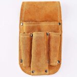 Sacoche de charpentier en cuir, ceinture porte - outils avec porte - marteau, rsistante pour lectriciens ...