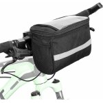 Sacoche de guidon de v�lo - �tanche - sac isotherme avec bandes r�fl�chissantes - t�l�phone portable, ...