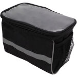 Sacoche de guidon v�lo noir, sac de tube avant, panier v�lo, pochette cyclisme pour vtt et ext�rieur