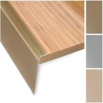 Safety profil d'angle d'escalier perfor� nez de marche aluminium anodis� profil d'ar�te d'escalier bronze ...