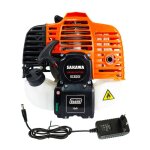 Sakawa - moteur 2 temps d�broussailleuse tari�re 52, 7cc d�marrage �lectrique