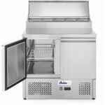 Saladette avec vitrine r�frig�r�e gn sur�lev�e - hendi