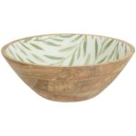 Saladier inaya d30cm vert olive et manguier - atmosphera cr�ateur d'int�rieur