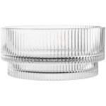 Saladier en verre transparent rainur� 13x6 cm 550ml selena 1 pc.