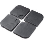 Salcar - pied de parasol pour parasol, noir, 60 - 80 kg