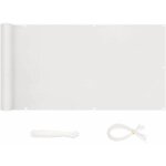 Salcar - sekey brise - vue pour balcon pes 120 x 600cm, blanc