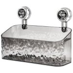 Salle de bains etagere ventouse?�tag�re avec motif glacier?bo�te de rangement mural pour toilettes?peut ...