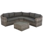 Hesperide - salon d angle de jardin mooréa terre d ombre 5 places en aluminium traité époxy - hespéride ... Hesperide - salon d angle de jardin mooréa terre d ombre 5 places en aluminium traité époxy - hespéride ...