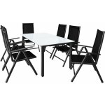Salon de jardin aluminium »bern« 1 table 6 chaises pliantes différentes couleurs plateau de table en ... Salon de jardin aluminium »bern« 1 table 6 chaises pliantes différentes couleurs plateau de table en ...