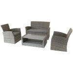 Edm - salon bora bora 4pieces terre d'ombre