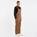 Carhartt - salopette homme coton duck brut 102776 - marron foncé - 44 - jambes standards Carhartt - salopette homme coton duck brut 102776 - marron foncé - 44 - jambes standards