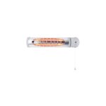 Salvador escoda - rglette chauffage electrique infrarouge 750 / 1500w murale commande  cordelette rversible ...
