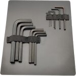 Sam outillage - jeu de cl�s allen en l sam 1. 5 12mm m�trique 12 pi�ces , bras court ( prix pour 1 )