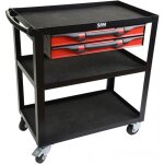Sam outillage - servante sam en t�le m�tallique 2 tiroirs � roulettes ( prix pour 1 )