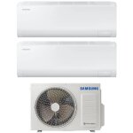Samsung - cebu 7000 + 12000 btu series dual split r�versible climatiseur avec aj040txj2kg / eu a + + ...