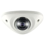 Samsung - mini cam�ra d�me ip plafond full hd 2mp compatible nvr r�seau poe snv - 6012mp