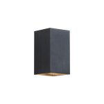 Sandy - applique murale - 2 lumière - l 10 cm - gunmetal - moderne - éclairage intérieur - salon i chambre ... Sandy - applique murale - 2 lumière - l 10 cm - gunmetal - moderne - éclairage intérieur - salon i chambre ...