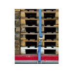 Sangle arrimage 2 parties 100% polyester 15m bleu 4t