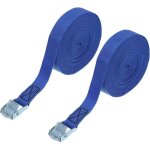 Sangles d'arrimage de 4 m - lot de 2 courte sangle a cliquet avec boucle de serrage 25mm 250kg sangle ...