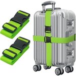 Sangles de bagage r�glables avec boucle ceinture elastique valise crois�e voyage lani�re pour valise ...