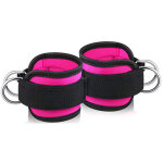 Sangle cheville musculation poulie, ankle strap for cable machine, r�glable rembourr� pour fitness entra�nemen ...