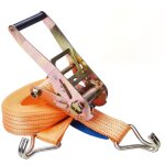 Sangles  cliquet, sangles d'arrimage 10m x 50mm pour class 2000 kg capacit avec crochet tendeur sangles ...