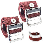 Sangles de fixation r�glables en nylon pour �chasses, ensemble de sangles pour jambes d'�chasses adapt� ...