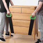 Sangle de levage pour meubles, lot de 2 sangles r�glables supportant 270kg, avec gants, parfaites pour ...