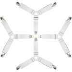 Sangles de maintien r�glables pour draps, pinces triangulaires pour draps - housses, pinces �lastiques ...