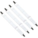 Sangles r�glables pour drap - housse (65 cm � 200 cm), attache, sangle r�glable pour drap, canap�, housse ...