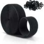 Sangles scratch velcr réutilisables 10 m x 20 mm, sangles de câble réglables avec 50 boucles en plastique, ... Sangles scratch velcr réutilisables 10 m x 20 mm, sangles de câble réglables avec 50 boucles en plastique, ...