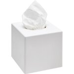Jvd - sanibox bote mouchoirs carre blanche - matriel professionnel