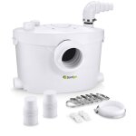 Sanigo - broyeur sanitaire 3 / 1 400w avec filtre à charbon et panneau de réparation Sanigo - broyeur sanitaire 3 / 1 400w avec filtre à charbon et panneau de réparation