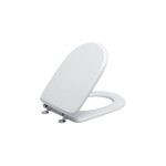 Abattant wc en bois mdf blanc pour le mod�le sintesi cesame