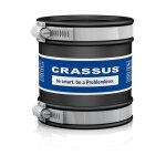 Le sanitaire - adaptateur de tuyau crassus cdc cra14024 65, type 2000 , 55 - 65mm, 1930 , 6 bar