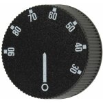 Le sanitaire - bouton de rglage gradu 30 - 90c pour thermostat encastr tu. v. dt 30 / 90 k / et.