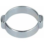 Le sanitaire - collier 2 oreilles acier galvanis w1 ouverture de serrage 20 - 23 mm